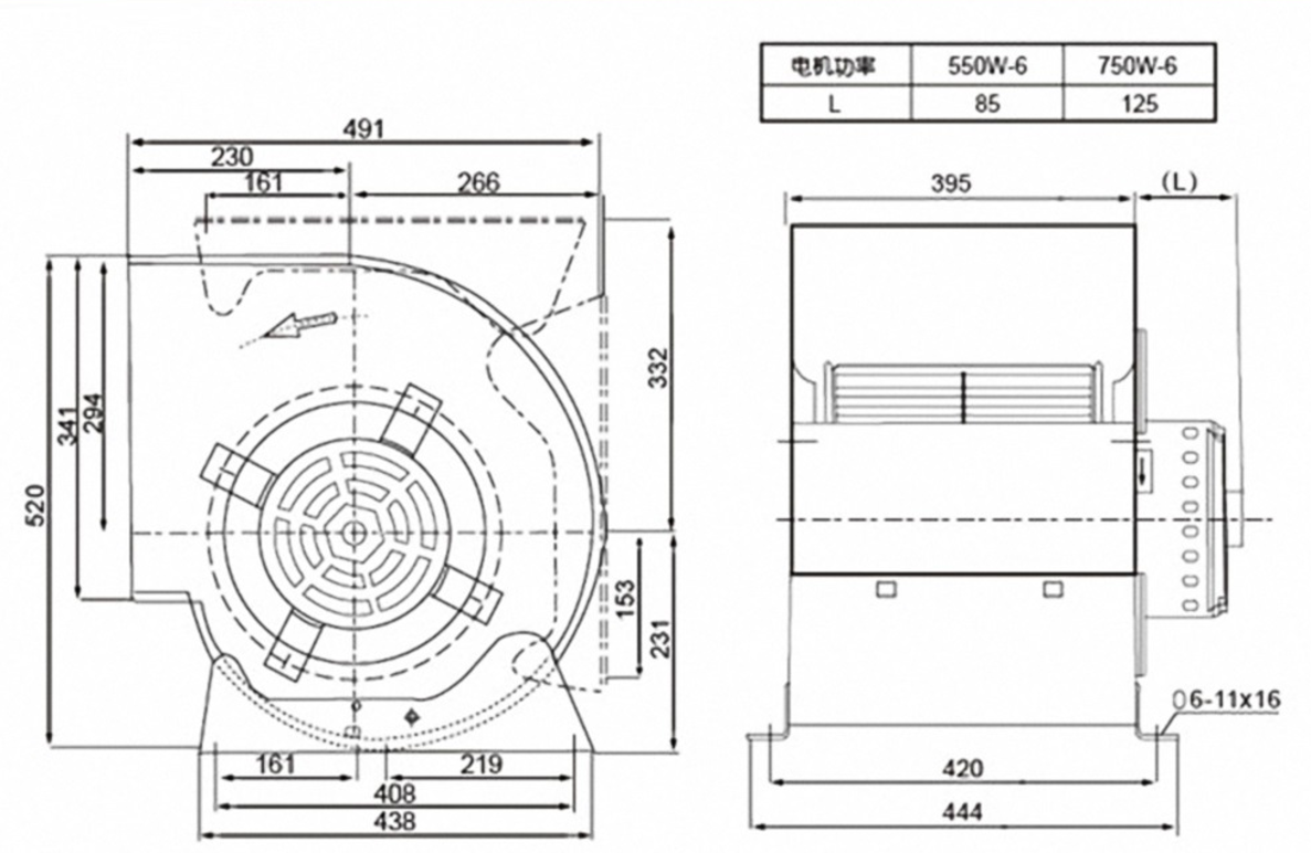 12-12-550W-6-750W centrifugal uct fan box fan factory manufacturer supplier